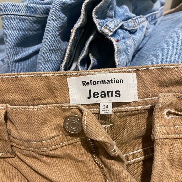 Reformation Harrison Carpenter High Rise Straight Pants - Picture 5 of 5